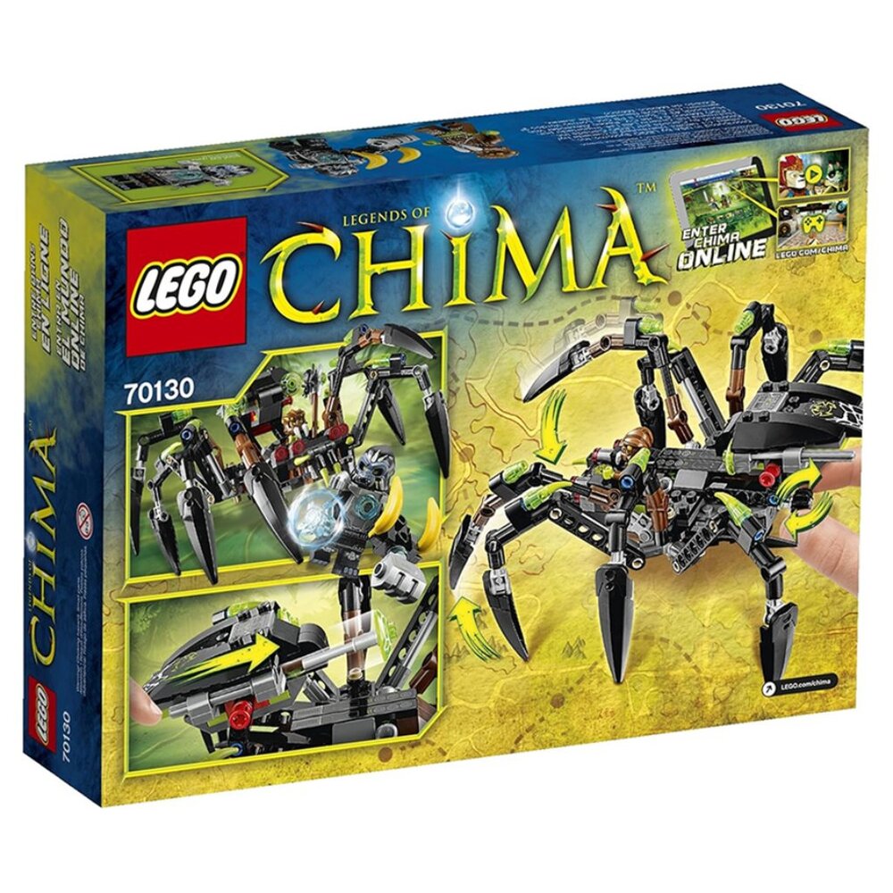 Lego Chima 70130 Sparratus' Spider Stalker Complete w/Box & Instructions